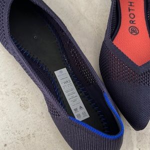 Rothy's Maritime Lattice Navy Point size 9.5